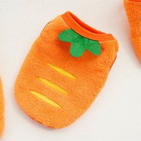 Pet Dog Winter Warm Carrot Clothes